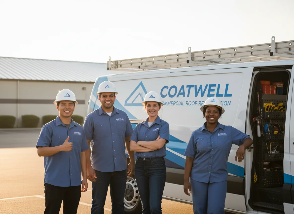 Commercial roof coating company in Burns, KS